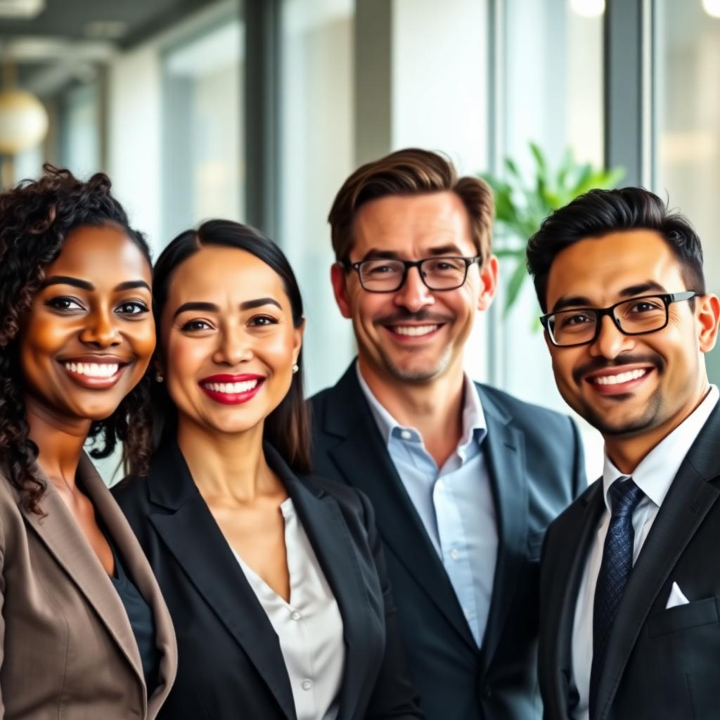 BCal Digital leadership team in the office